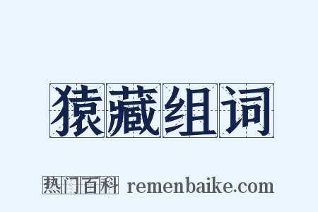 猿藏组词是什么意思的图片